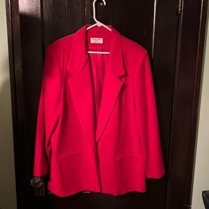 NWOT Alfred Dunner Red Blazer sz 20W